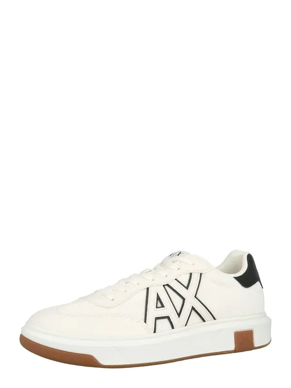 ARMANI EXCHANGE ARMANI EXCHANGE Niske tenisice 'VENICE'  crna / prljavo bijela