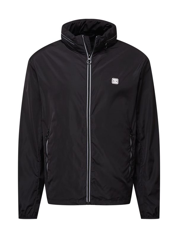 ARMANI EXCHANGE ARMANI EXCHANGE Prijelazna jakna  crna / bijela