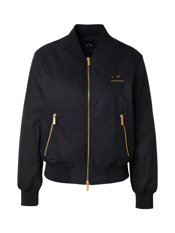 ARMANI EXCHANGE ARMANI EXCHANGE Prijelazna jakna  zlatna / crna