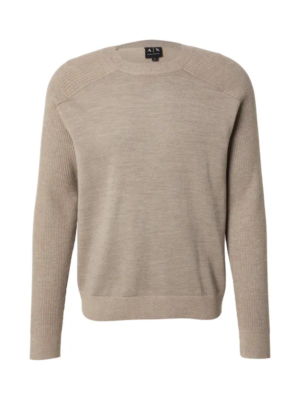 ARMANI EXCHANGE ARMANI EXCHANGE Pulover  bež melange