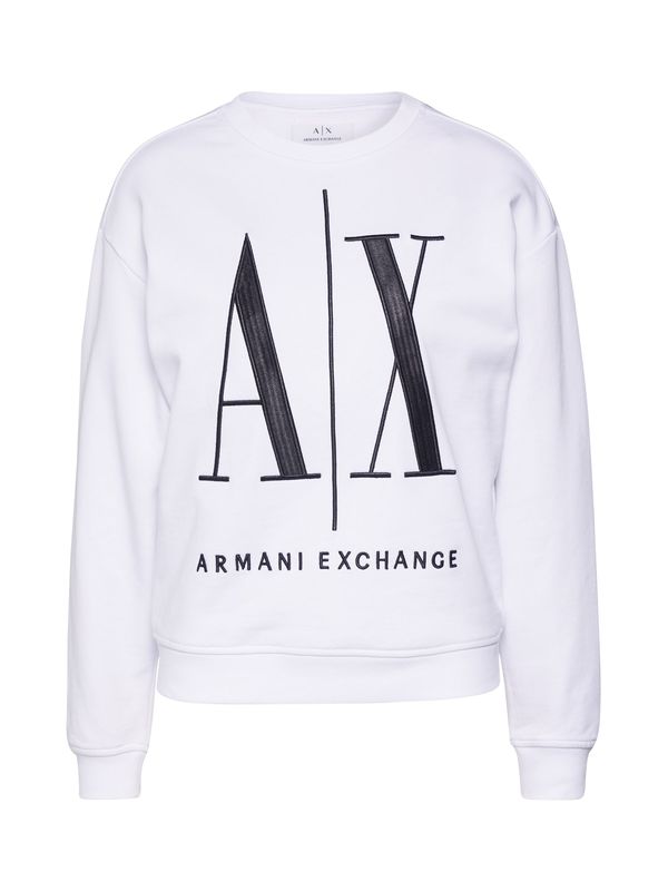 ARMANI EXCHANGE ARMANI EXCHANGE Sweater majica '8NYM02'  bijela