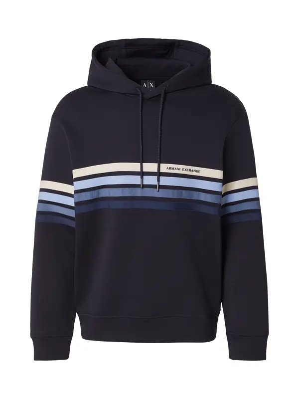 ARMANI EXCHANGE ARMANI EXCHANGE Sweater majica  mornarsko plava / safirno plava / svijetloplava / kameno siva