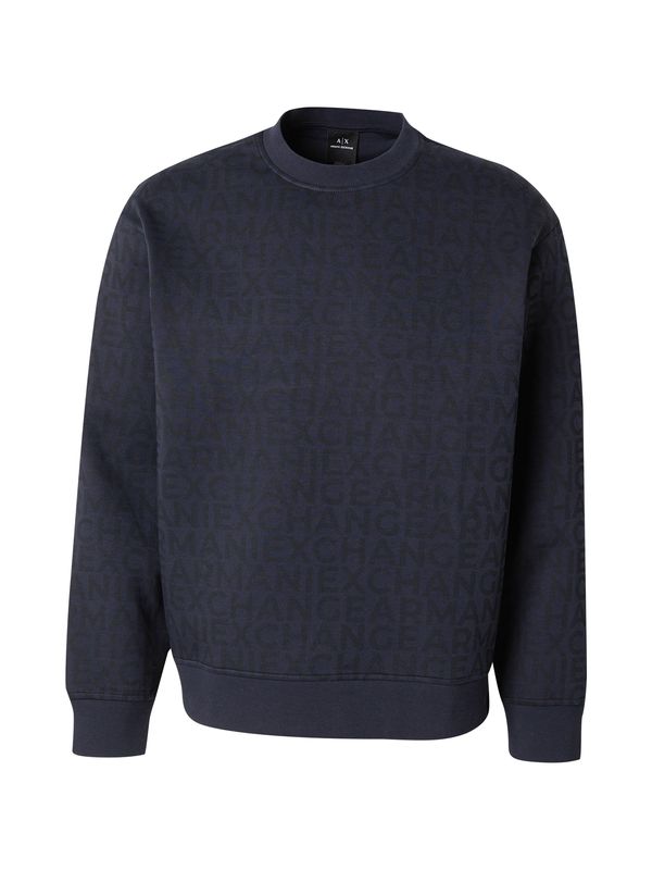 ARMANI EXCHANGE ARMANI EXCHANGE Sweater majica  noćno plava / crna