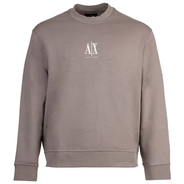 ARMANI EXCHANGE ARMANI EXCHANGE Sweater majica  svijetlosmeđa / bijela
