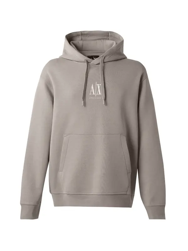 ARMANI EXCHANGE ARMANI EXCHANGE Sweater majica  tamno bež / bijela