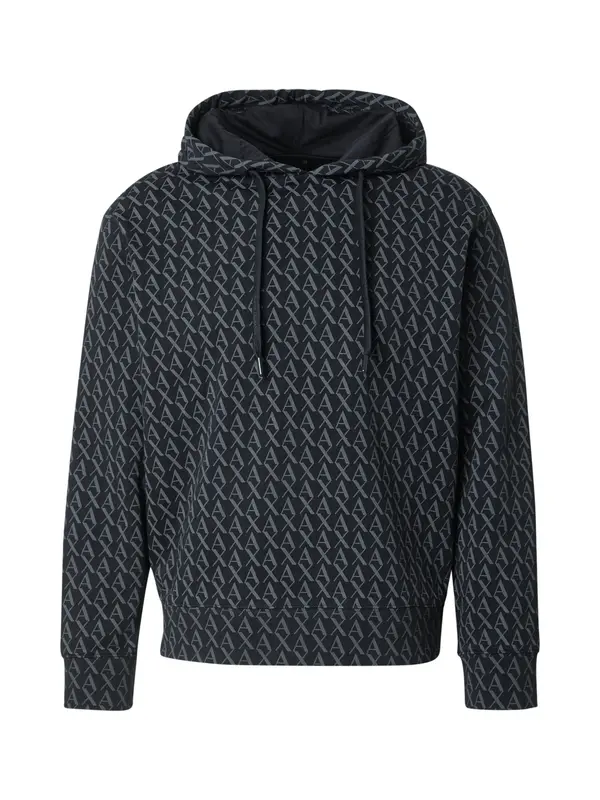 ARMANI EXCHANGE ARMANI EXCHANGE Sweater majica  tamo siva / crna