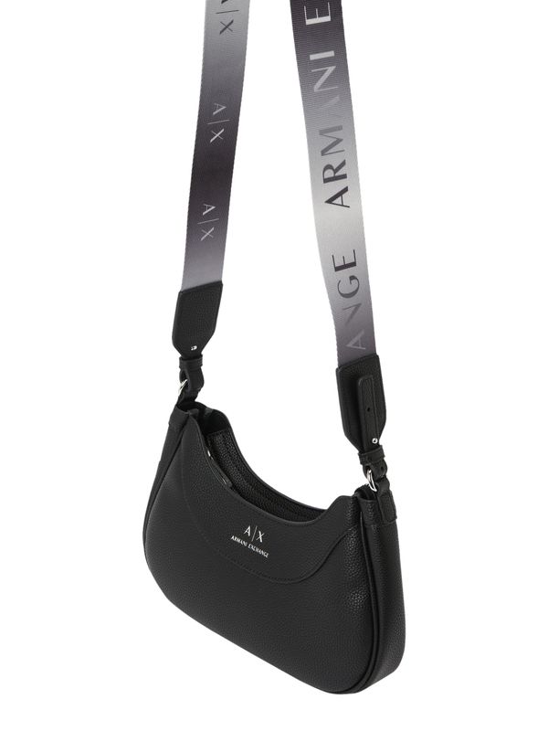 ARMANI EXCHANGE ARMANI EXCHANGE Torba preko ramena 'HOBO'  crna / srebro