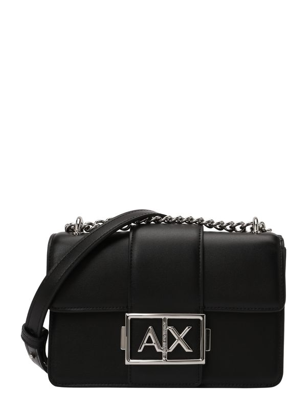 Armani ARMANI EXCHANGE Torba preko ramena 'JODIE'  crna / srebro