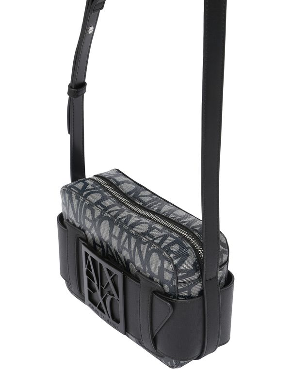 ARMANI EXCHANGE ARMANI EXCHANGE Torba preko ramena  siva / crna