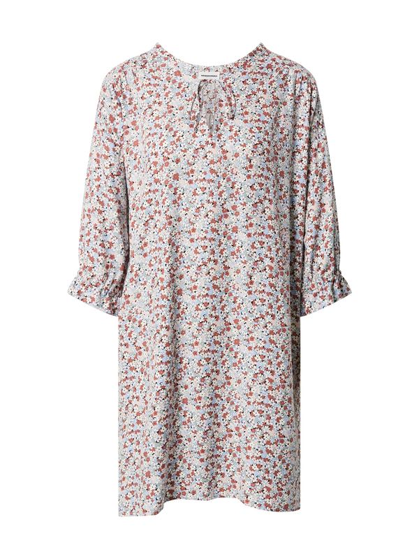 ARMEDANGELS ARMEDANGELS Haljina 'Maaren Boheme'  pijesak / svijetloplava / pastelno crvena / bijela