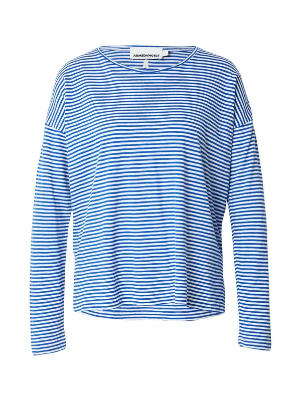 ARMEDANGELS ARMEDANGELS Majica ' XIANAA STRIPES'  svijetlobež / plava