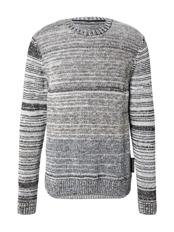ARMEDANGELS ARMEDANGELS Pulover 'YARNMIX'  golublje plava / svijetlosiva / crna