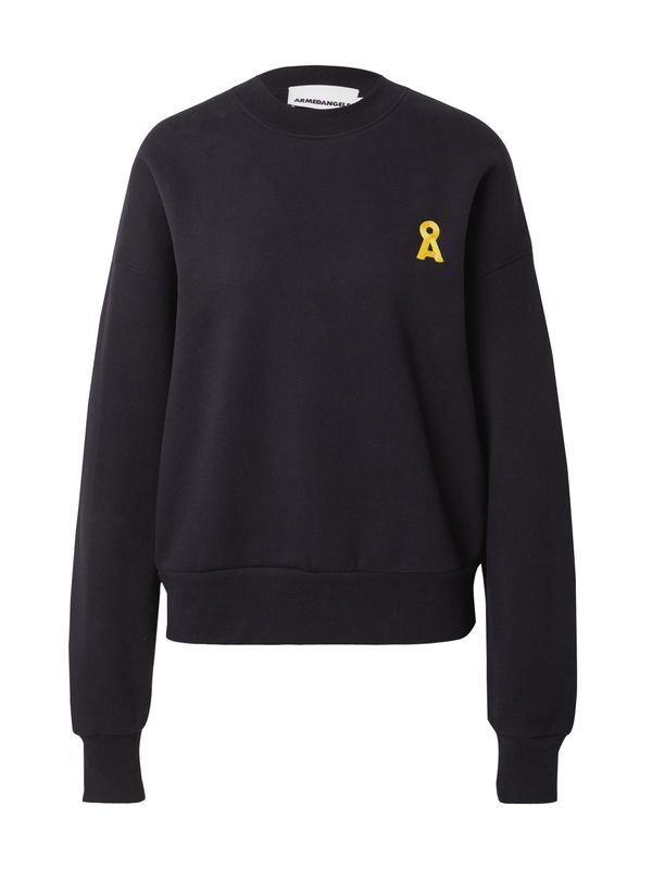 ARMEDANGELS ARMEDANGELS Sweater majica 'ALIZAA'  narančasto žuta / crna