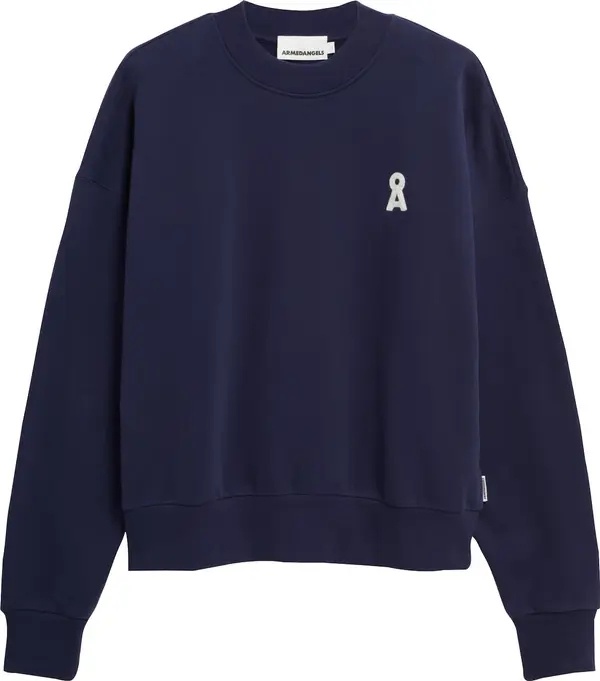 ARMEDANGELS ARMEDANGELS Sweater majica 'ALIZAA'  tamno plava / bijela