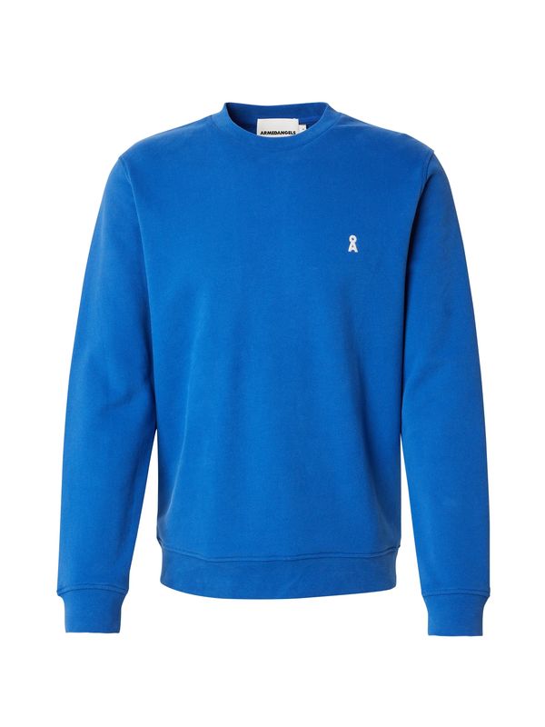 ARMEDANGELS ARMEDANGELS Sweater majica 'Baro'  nebesko plava / bijela