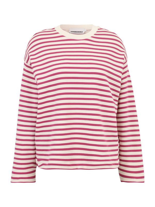 ARMEDANGELS ARMEDANGELS Sweater majica  crvena / bijela