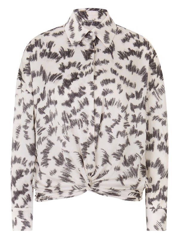 Ashley Brooke by heine Ashley Brooke by heine Bluza  boja pijeska / svijetlosiva / crna / prljavo bijela