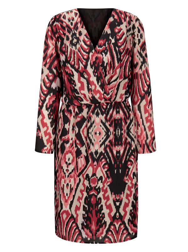 Ashley Brooke by heine Ashley Brooke by heine Haljina  bež / roza / crvena / crna