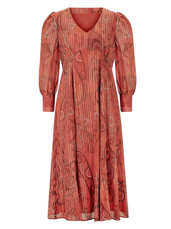 Ashley Brooke by heine Ashley Brooke by heine Haljina  smeđa / hrđavo smeđa / tamno smeđa / bijela