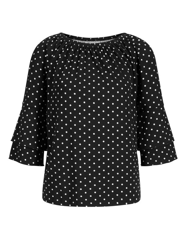 Ashley Brooke by heine Ashley Brooke by heine Majica  crna / bijela