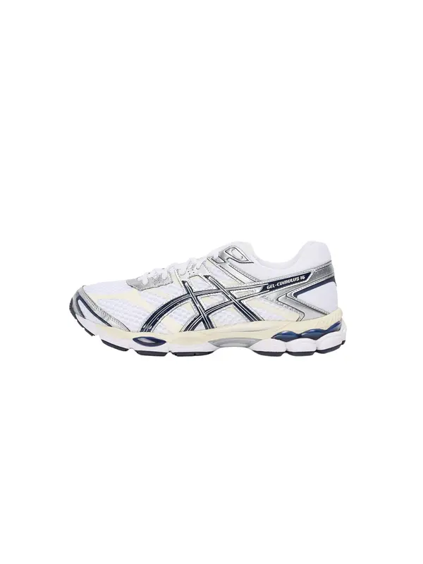 ASICS SportStyle ASICS SportStyle Niske tenisice 'GEL-CUMULUS 16'  boja slonovače / mornarsko plava / srebro / bijela