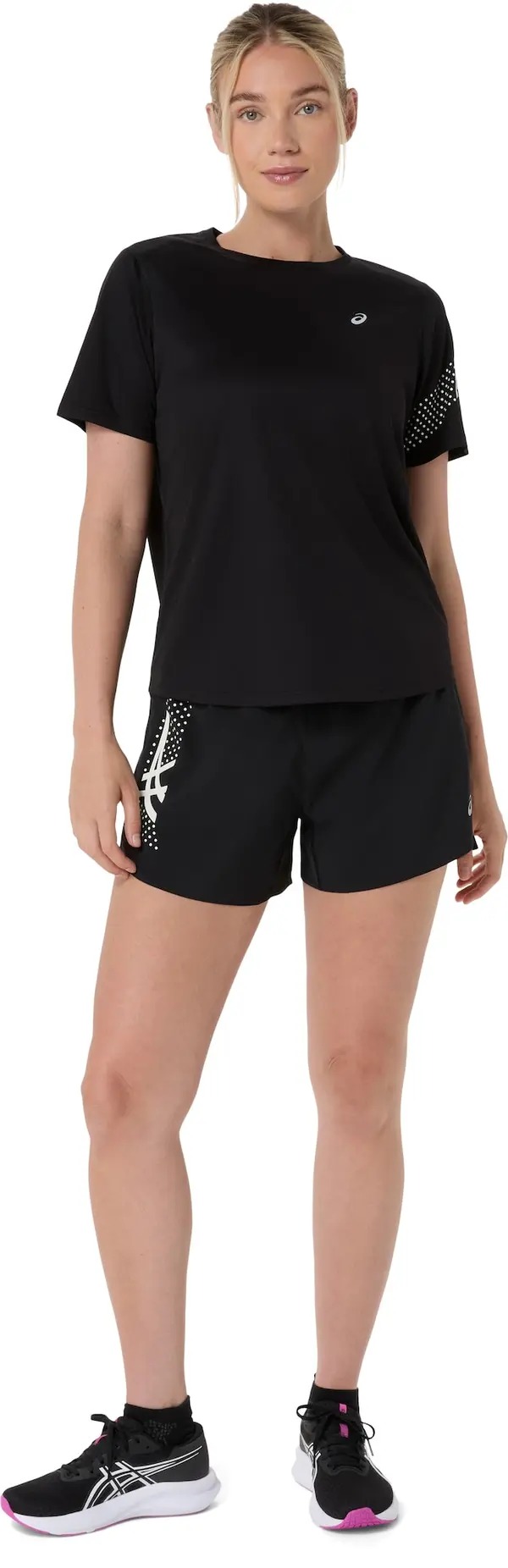 ASICS ASICS Tehnička sportska majica  crna / bijela