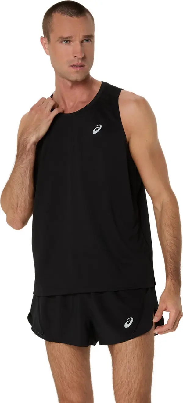 ASICS ASICS Tehnička sportska majica  crna / bijela