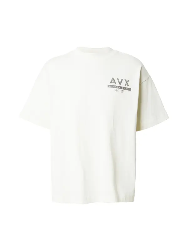 Avirex Avirex Majica 'AIRMAN'  antracit siva / prljavo bijela