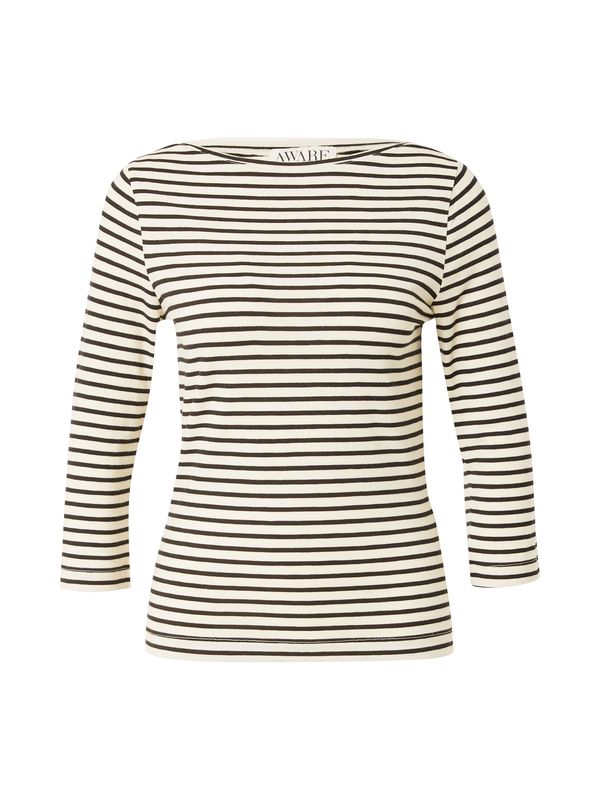 Aware Aware Majica 'VMFIONA'  svijetlobež / crna