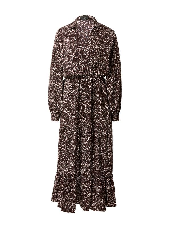 AX Paris AX Paris Haljina  bež / smeđa / crna