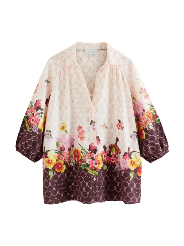B by Ted Baker B by Ted Baker Bluza  ecru/prljavo bijela / čokolada / žuta / crvena