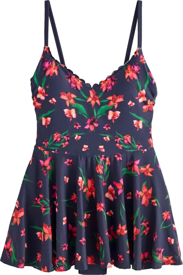 B by Ted Baker B by Ted Baker Haljina za kupanje  mornarsko plava / zelena / roza