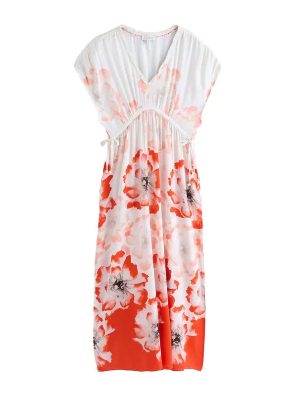 B by Ted Baker B by Ted Baker Haljina za plažu  crvena / pastelno crvena / crna / bijela