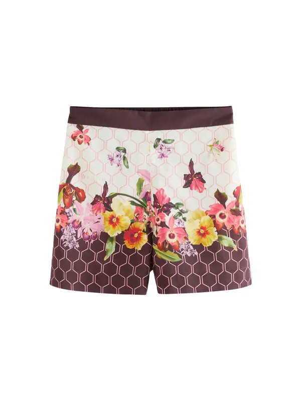 B by Ted Baker B by Ted Baker Hlače  ecru/prljavo bijela / ljubičasta / crvena / crna