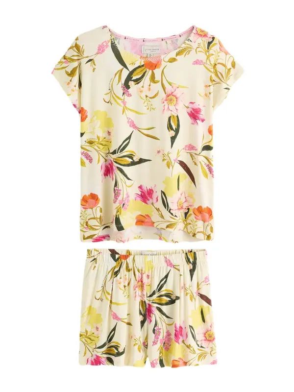 B by Ted Baker B by Ted Baker Kratke hlače za spavanje  žuta / svijetložuta / narančasta / roza