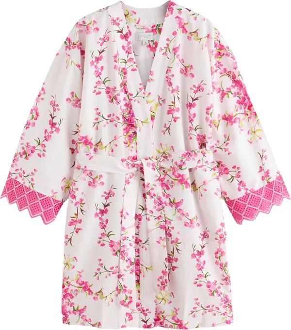 B by Ted Baker B by Ted Baker Kućni ogrtač  kivi zelena / travnato zelena / roza / bijela