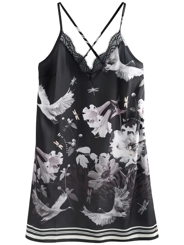B by Ted Baker B by Ted Baker Negliže  svijetlosiva / crna / bijela