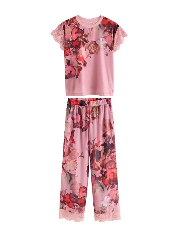 B by Ted Baker B by Ted Baker Pidžama  kaki / prljavo roza / crvena / crna
