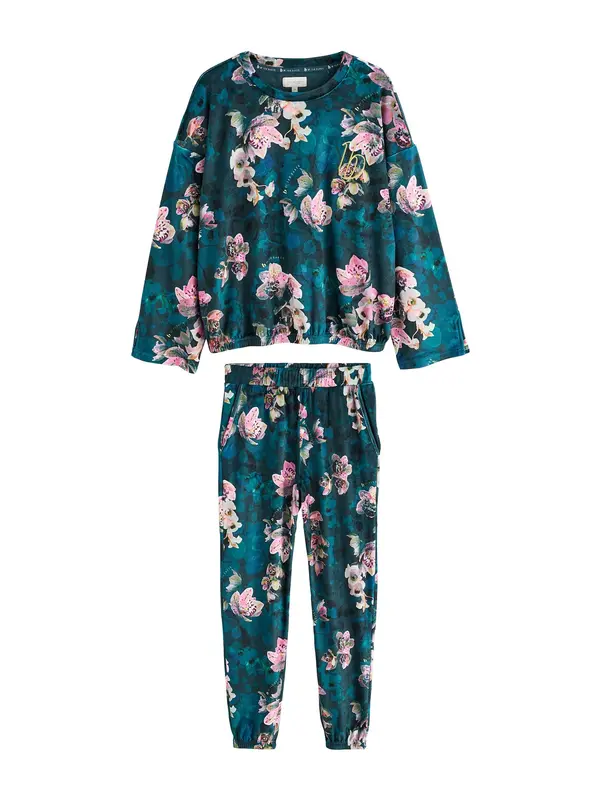 B by Ted Baker B by Ted Baker Pidžama 'Twosie'  cijan plava / žuta / roza