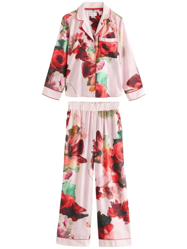 B by Ted Baker B by Ted Baker Pidžama  zelena / roza / roza / pastelno crvena
