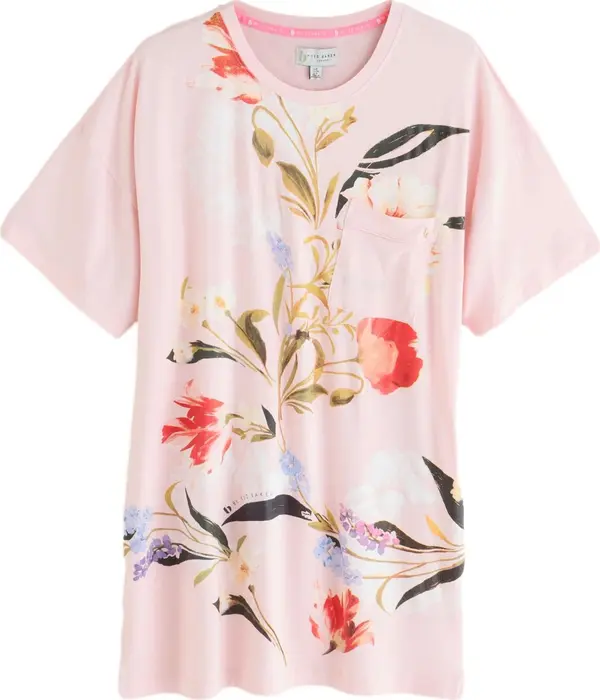 B by Ted Baker B by Ted Baker Spavaćica košulja  kaki / petrol / rosé / klasično crvena