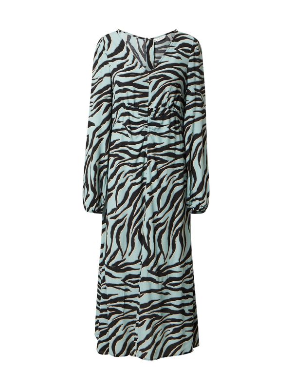 b.young b.young Haljina 'ILKA'  pastelno plava / svijetložuta / crna