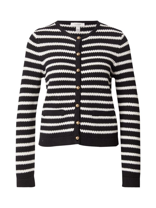 b.young b.young Kardigan 'MIKALA'  crna / bijela