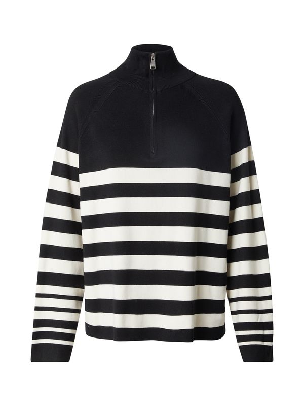 b.young b.young Pulover 'Morla'  crna / bijela