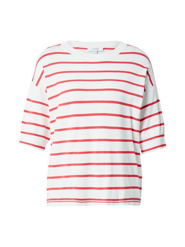 b.young b.young Pulover 'MORLA'  crvena / bijela