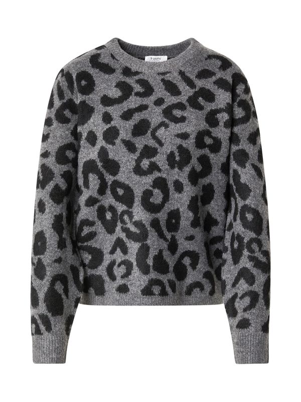 b.young b.young Pulover  siva melange / crna