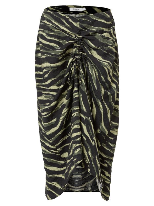 b.young b.young Suknja 'IBINE'  travnato zelena / svijetlozelena / crna