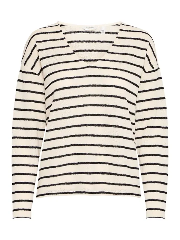 b.young b.young Sweater majica  bež / crna