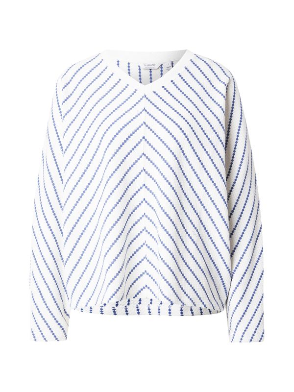 b.young b.young Sweater majica 'RUNI'  plava / bijela