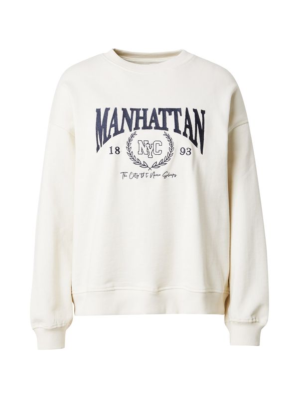 b.young b.young Sweater majica 'SOMA'  boja pijeska / mornarsko plava